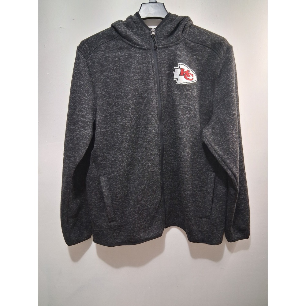 Darius Rucker Kansas City Chiefs Men's XL Full Zip Hoodie Charcoal Gray NFL